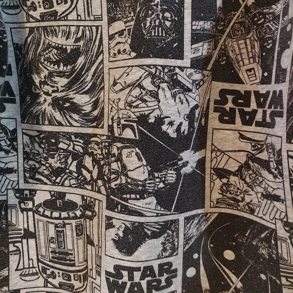 Star Wars Graphic Zip Up Sweater - Black and Gray - Picture 3 of 5
